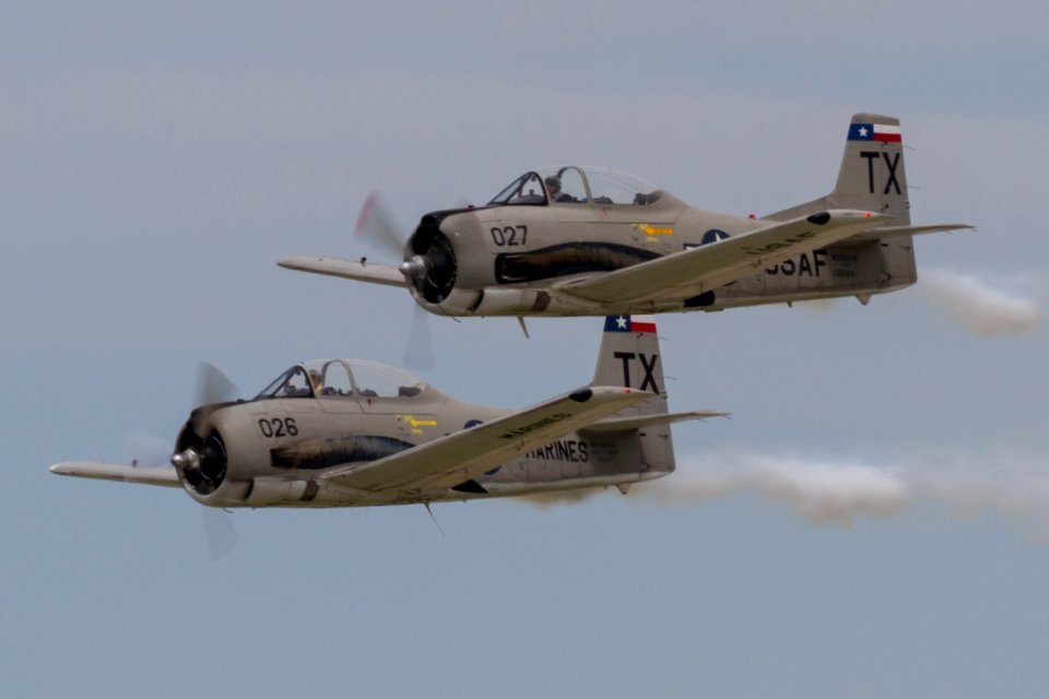 T-28 Trojan NAS Ft Worth Air Show 2016-4