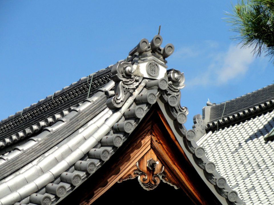 Tenryuji roof, Kyoto- DSC05955