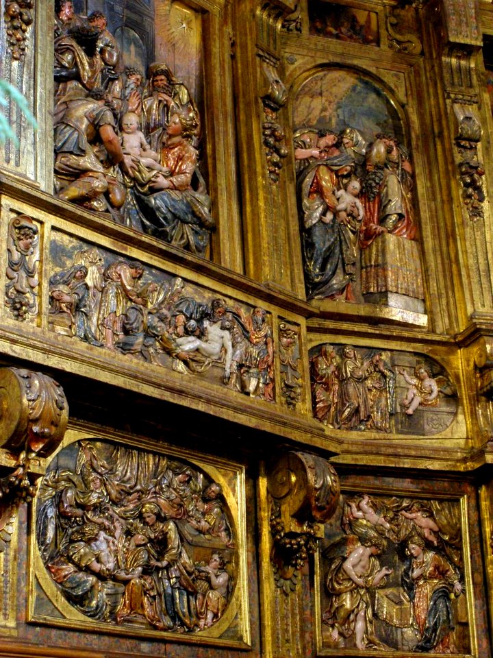 Tafalla - Iglesia de Santa Maria, retablo mayor 23