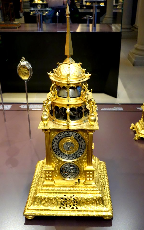 Table clock, probably Augsburg, c. 1590 - Mathematisch-Physikalischer Salon, Dresden - DSC07888