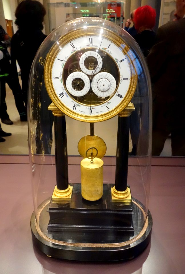 Table clock, Joseph Koestler, Eisenstadt, c. 1815 - Mathematisch-Physikalischer Salon, Dresden - DSC07954