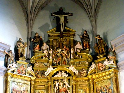 Tafalla - Iglesia de Santa Maria, retablo mayor 28
