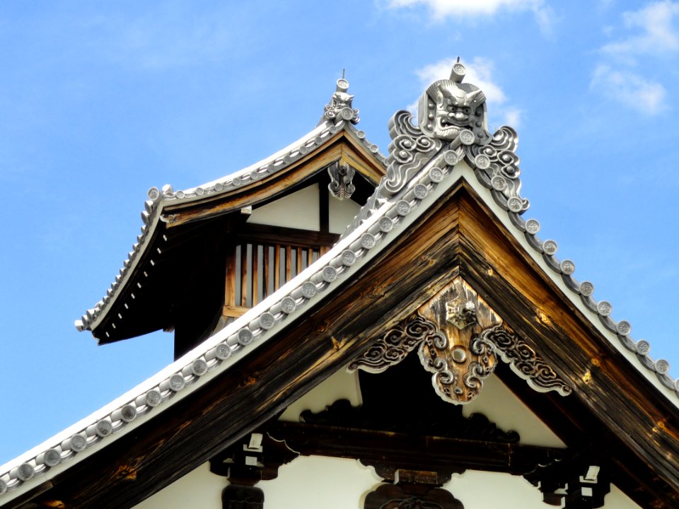 Tenryuji roof, Kyoto- DSC06084