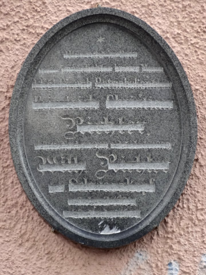 Tafel nicht erkennbarer Text, Weimar