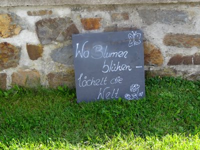 Tafel in Pippelsdorf, Probstzella 1