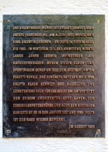 Tafel Bau Zeppelinstraße 41