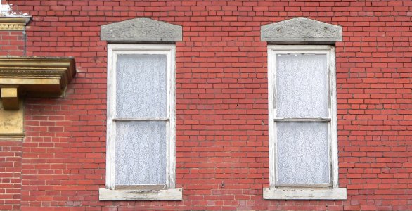 Table Rock, NE opera house windows 2