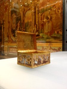 Tabacchiera con chinoiserie (angolare) - Bottega parigina 1745-1750 - Museo Duca di Martina di Napoli