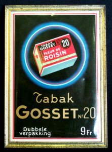 Tabak Gosset reklame