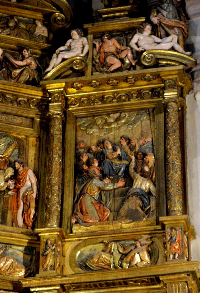 Tafalla - Iglesia de Santa Maria, retablo mayor 27
