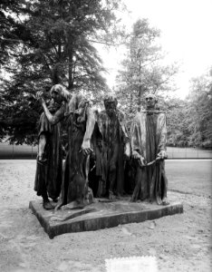 Tentoonstelling beeldhouwwerken Sonsbeek Arnhem, Hertog van Pompen glasnegtief, Bestanddeelnr 934-5398