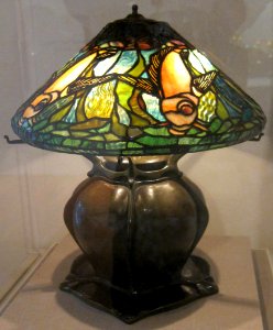 Table lamp by Louis Comfort Tiffany, De Young Museum photo