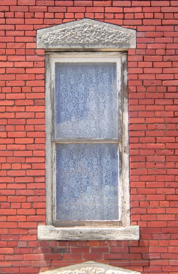 Table Rock, NE opera house windows 3