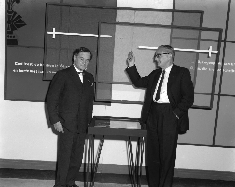 Tentoonstellig in het Gemeentemuseum te Den Haag Twee Meesters, Bestanddeelnr 909-9601