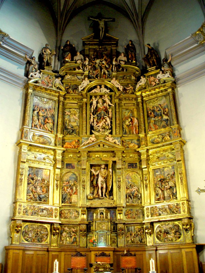 Tafalla - Iglesia de Santa Maria, retablo mayor 22