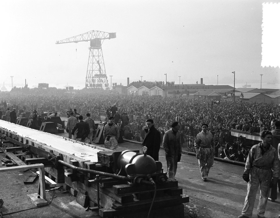 Tewaterlating Willem Barendsz II , Wilton Fijenoord, Bestanddeelnr 906-8543