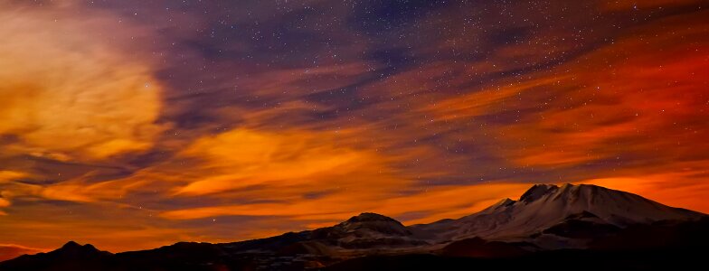 Stars night evening photo