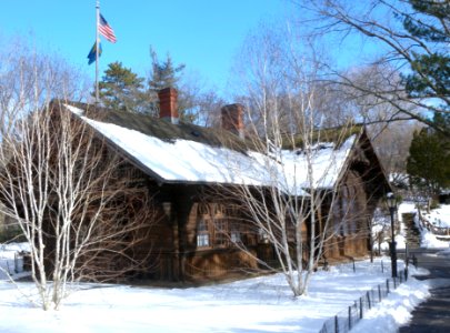 Swedish cottage CP snow jeh photo