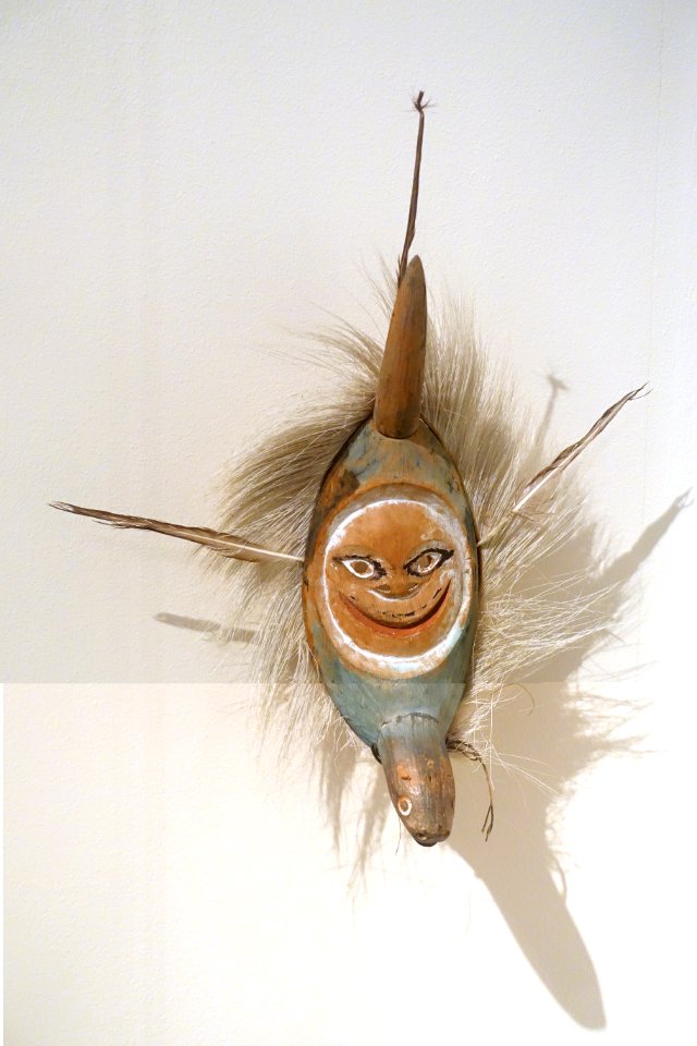 Swan mask, shaman's dance mask - Jacobsen Yup'ik collection, 1883 - Ethnological Museum, Berlin - DSC01047