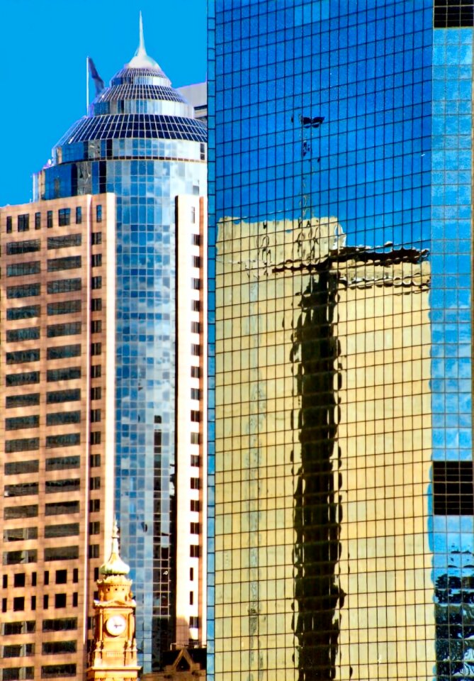 Skyline cityscape architecture