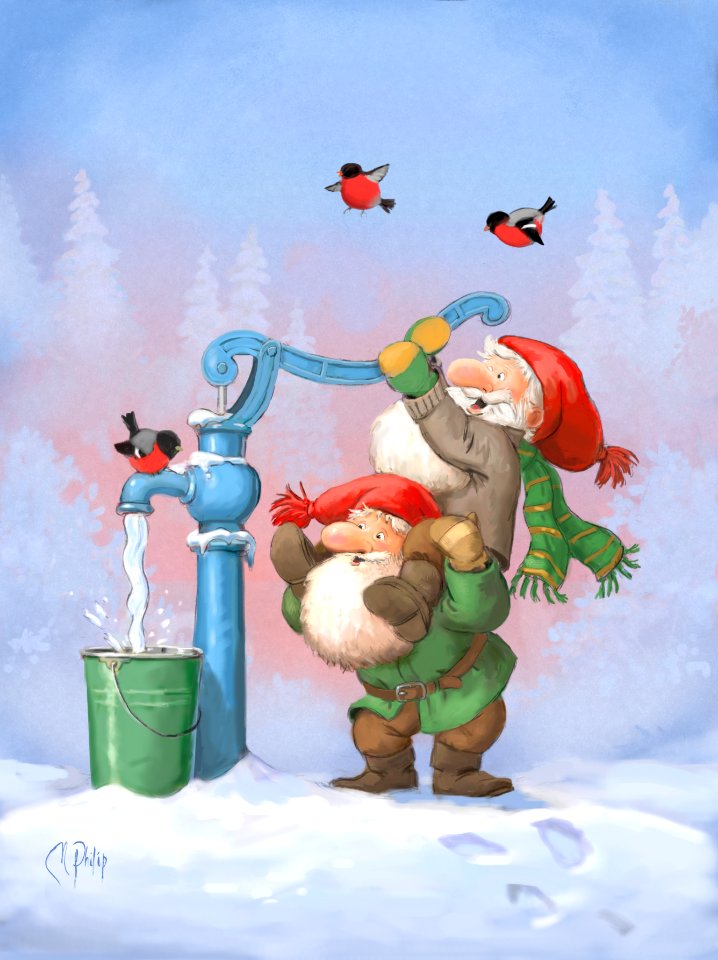 Swedish Christmas card