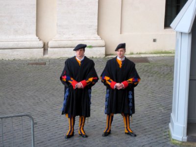 Swiss Guards in the Vatican City