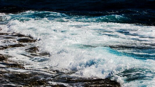 Sea splash nature