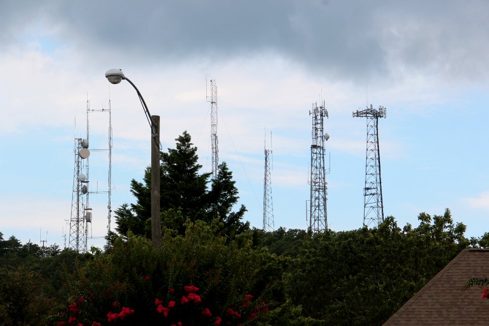 Sweat Mountain antenna farm
