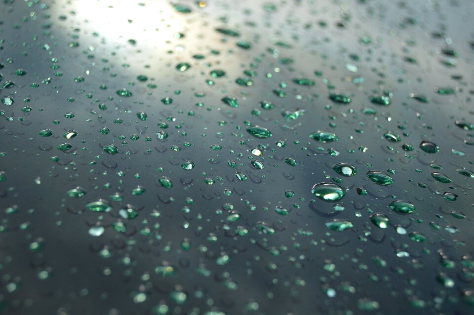 Water drop of rain drops of water