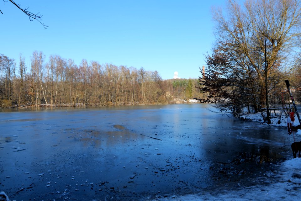 Teufelssee with snow 2021-01-31 01