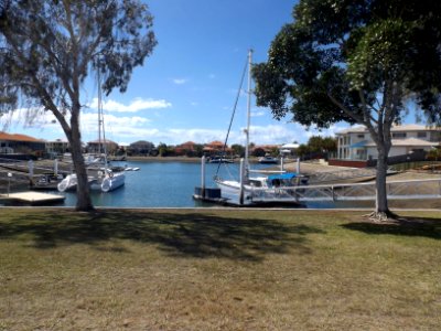 Swan Canal at Newport, Queensland photo