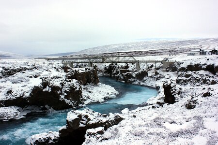 Snow water nature