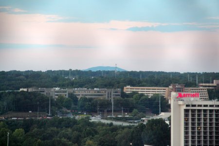 Sweat Mountain viewed from SunTrust Park, Sept 2018