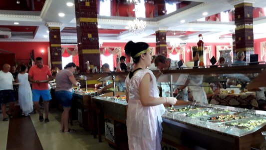 Swedish buffet, Hotel Olimp (Verkhneye Dzhemete)