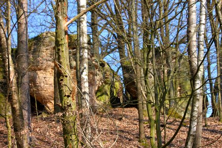 Teufelsfelsen westlich von Veitlahm