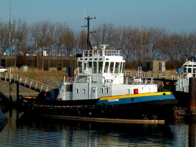 Texelbank IMO 9060699 at the homebase, Rotterdam, Holland 25-Feb-2006