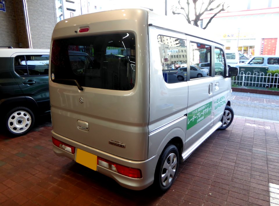 Suzuki EVERY WAGON JP TURBO (DA17W) rear