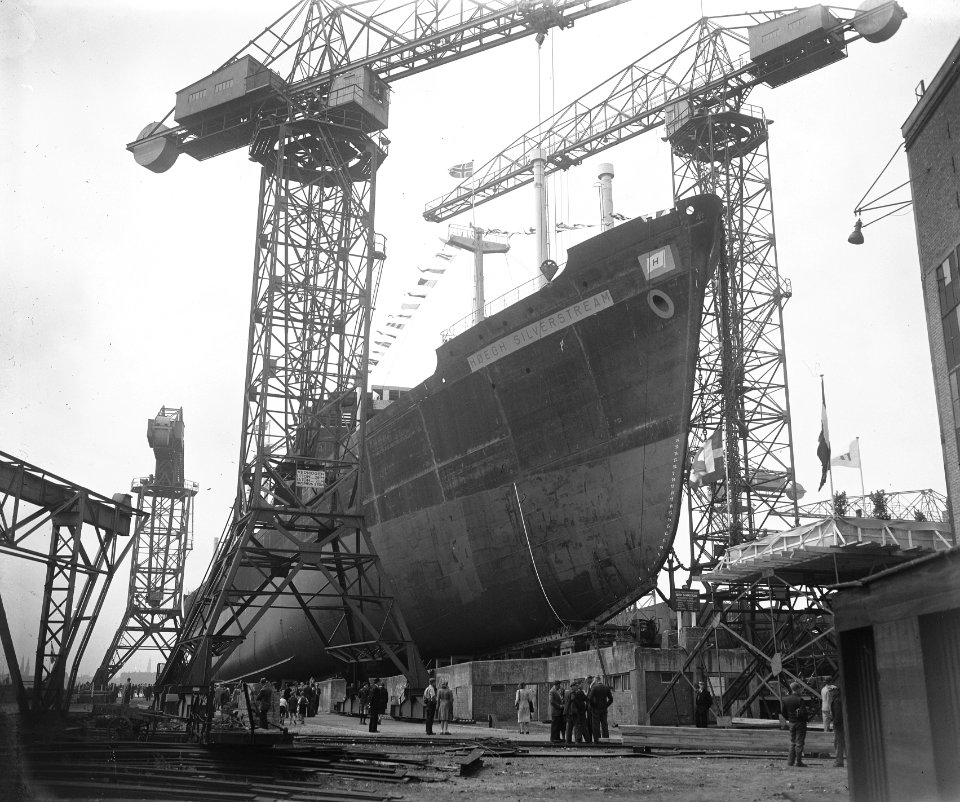 Tewaterlating Hoegh Silverstream NSDM Schip voor tewaterlating, Bestanddeelnr 902-8213