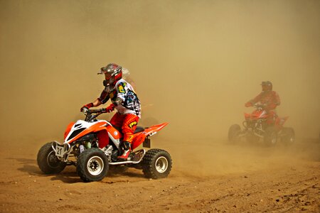Atv race sand