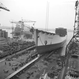 Tewaterlating Magasahi bij de NDSM te Amsterdam, Bestanddeelnr 912-2059