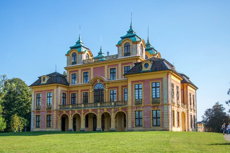 Blühendes baroque park baden württemberg photo