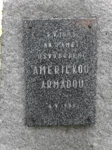 SVÉRADICE - Památník osvobození Americkou armádou (6. 5. 1945)