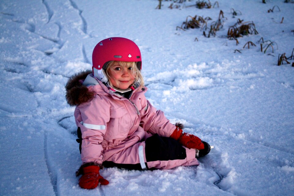 Cold skating snow
