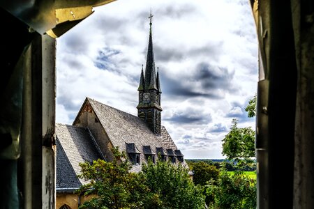 House of prayer steeple sky