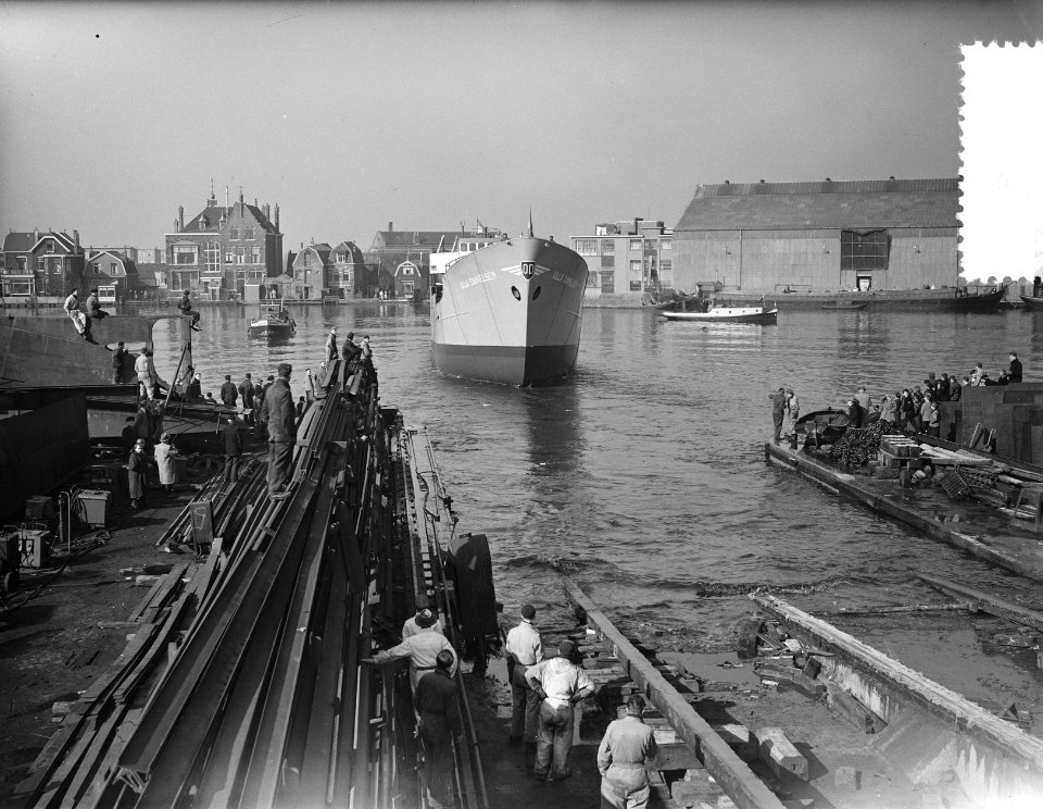 Tewaterlating Elke Danielsen Zaanlandse Scheepsbouw Maatschappij, Bestanddeelnr 907-6337