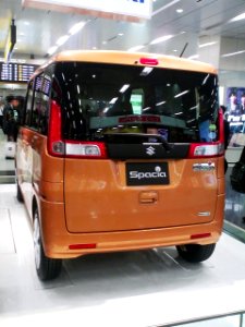 Suzuki Spacia X exhibited at JR Shin-Osaka Station rear