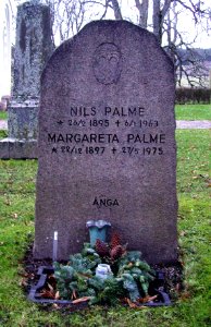 Svärta kyrkogård, Nils Palme