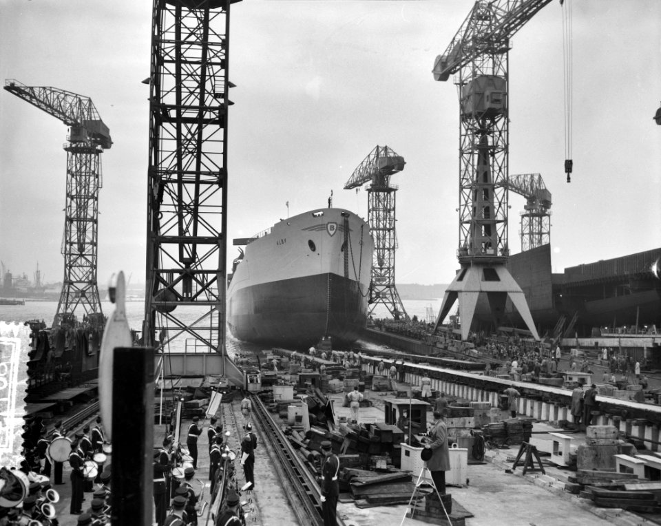 Tewaterlating tankschip Alby NDSM, Bestanddeelnr 908-0774