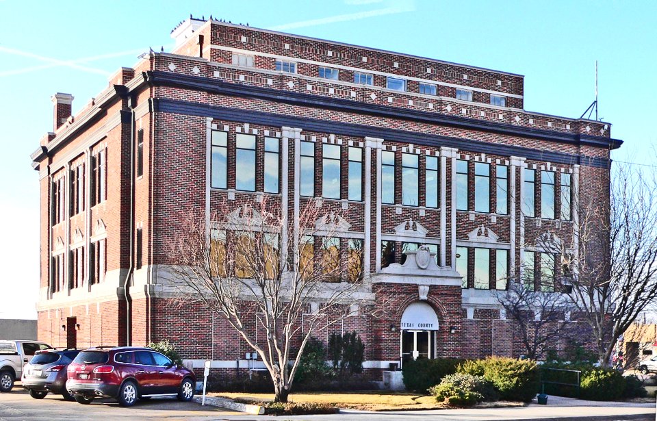 Texas County, Oklahoma courthouse from NE 1