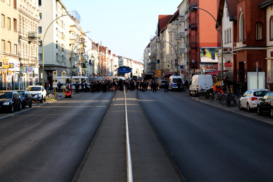 Syndikat eviction protest Berlin Hermannstraße 2020-08-07 22